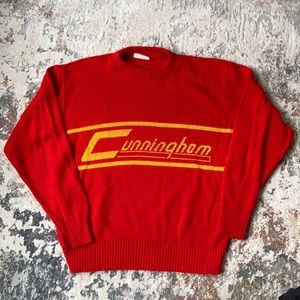 Vintage Cunningham Red Sweater